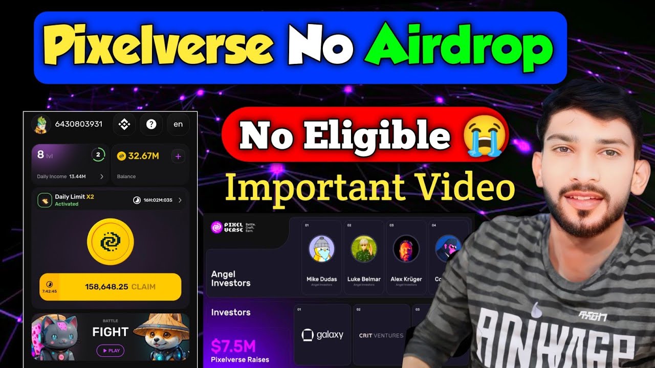 PixelTap By Pixelverse Today New Update | Pixelverse Level up increase & Task verify