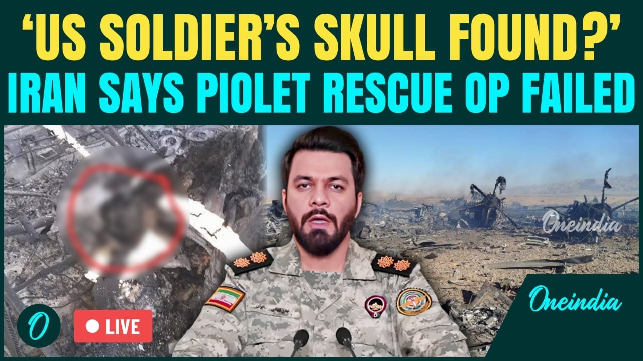 IRAN-U.S WAR LIVE: Iran FLAUNTS U.S Soldier&rsquo;s Skull Near Wreckage | Trump LIED About Pilot Rescue?
