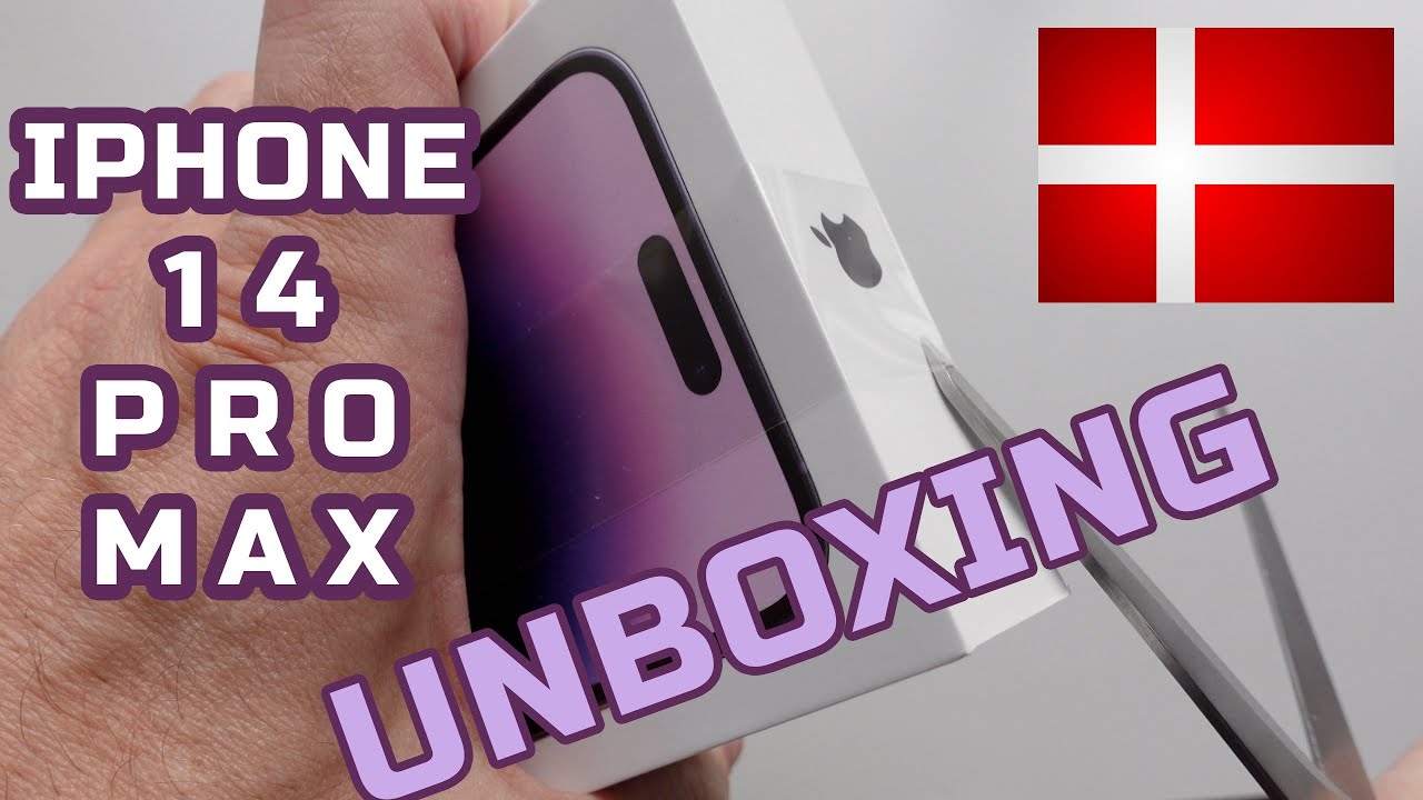 iPhone 14 Pro Max Unboxing DANSK