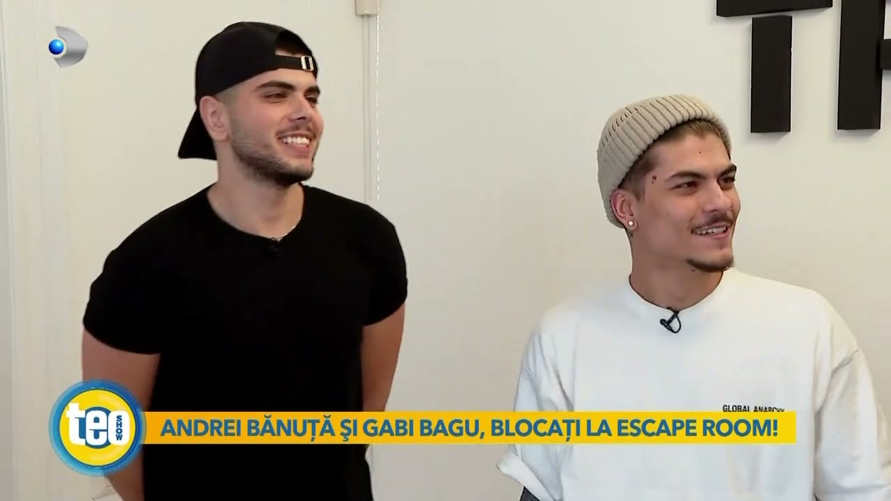 Teo Show (12.03.2023) - Andrei Banuta si Gabi Bagu, blocati la escape room!
