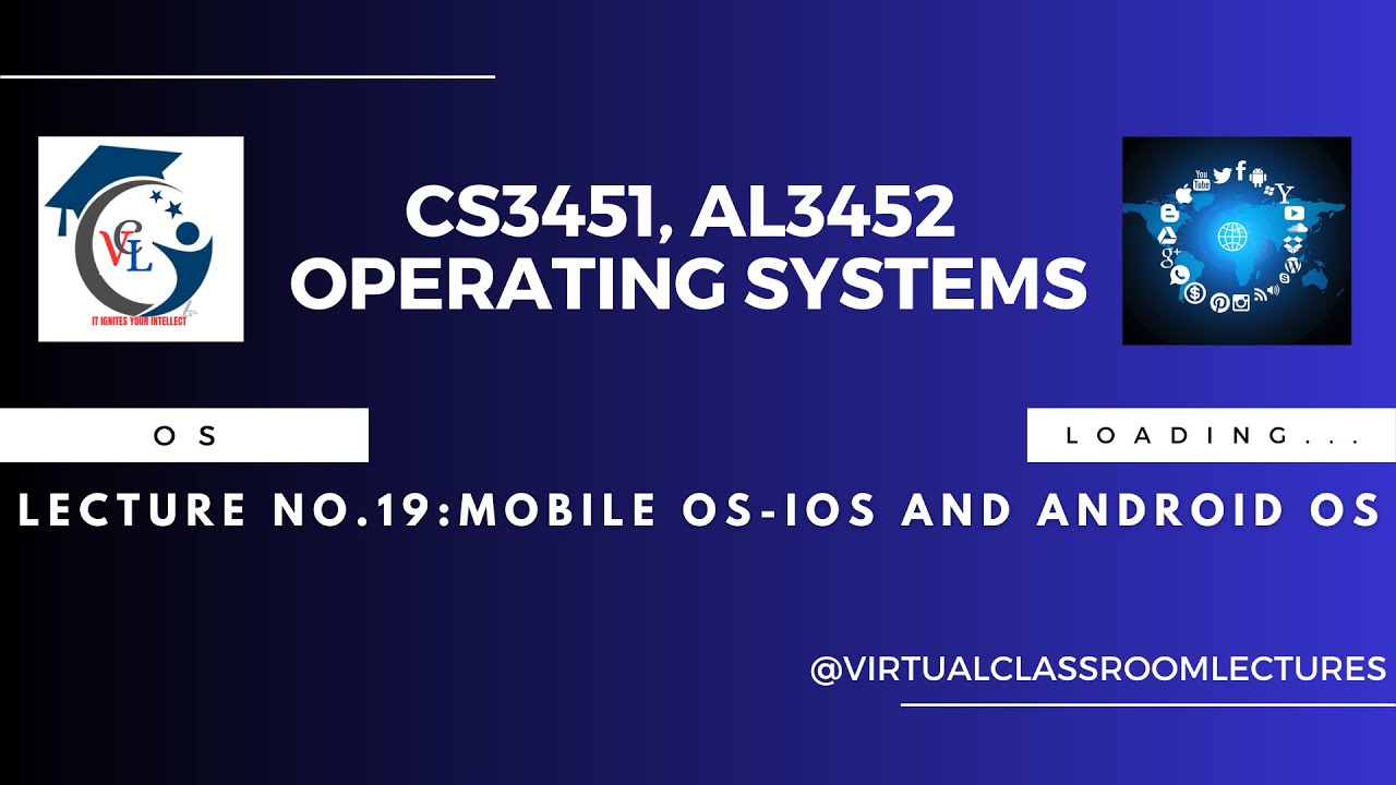 Mobile OS  iOS and Android OS #al3452 #operatingsystemstamil #cs3451
