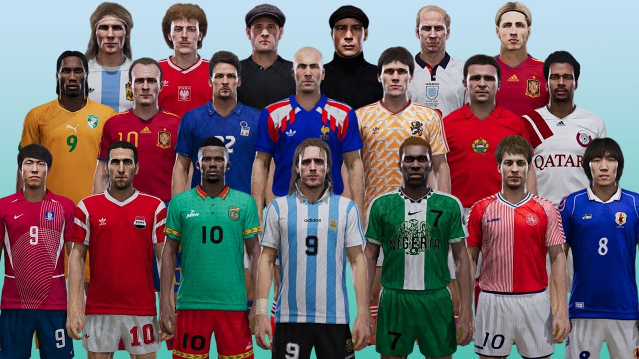 PES2021 BIG CLASSIC PATCH(HISTORY PATCH) 4.0----THE NATIONAL HEROES!
