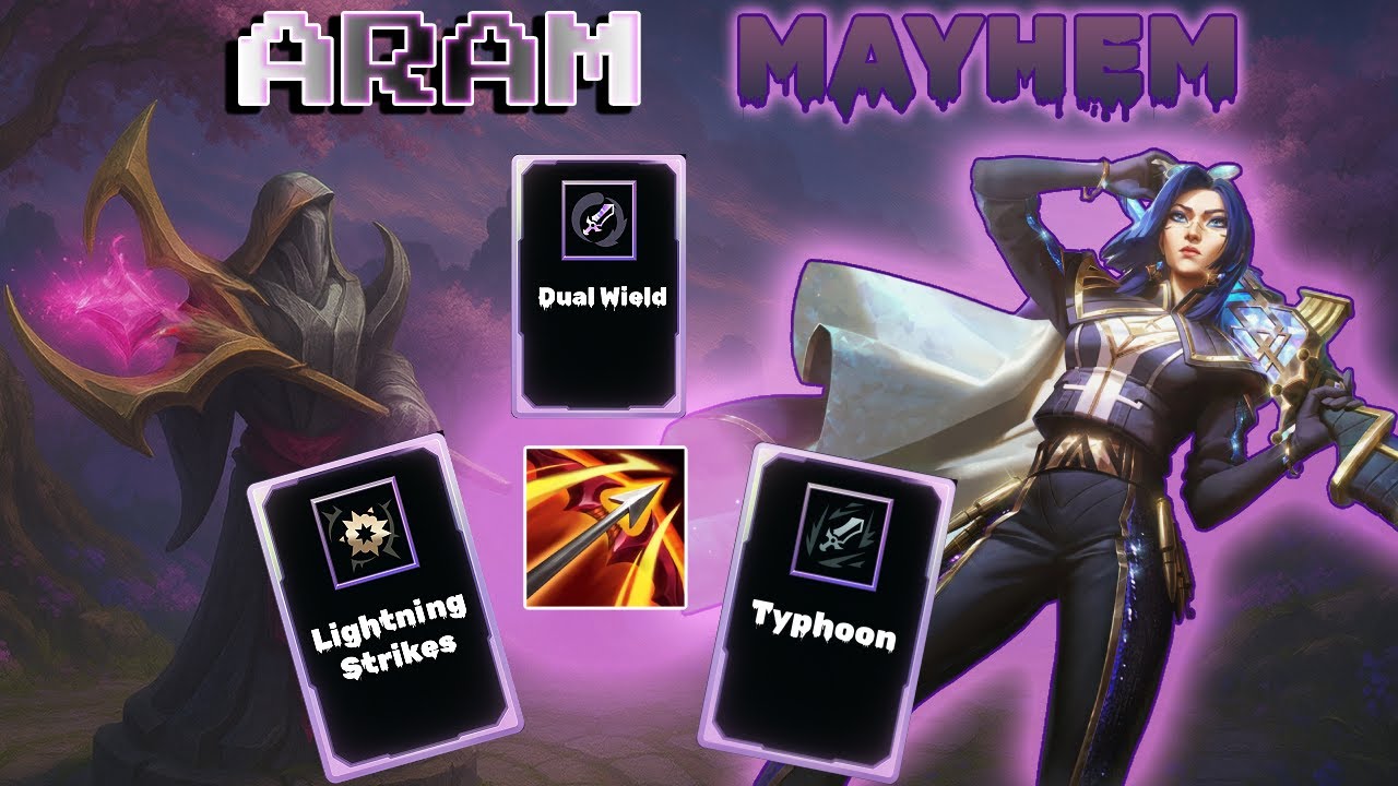 ARAM MAYHEM NEW MODE INSANE CAITLYN BUILD (WOAH WTHYELL)