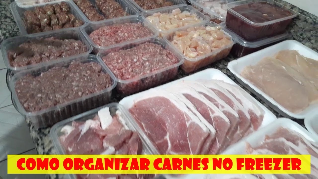 COMO ORGANIZAR CARNES NO FREEZER