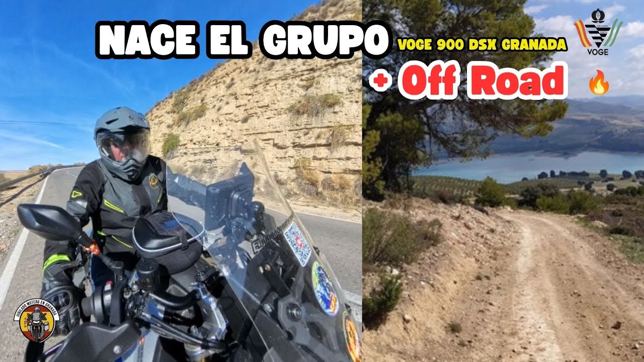 EL NACIMIENTO ÉPICO del GRUPO VOGE 900 DSX GRANADA | La Malahá, Pantano Bermejales & OFF ROAD 🔥
