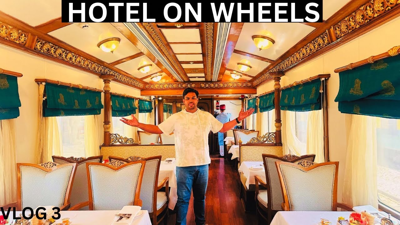 5N/6D TOP LUXURIOUS GOLDEN CHARIOT TRAIN Journey | India’s Most Expensive Luxury Train Ride