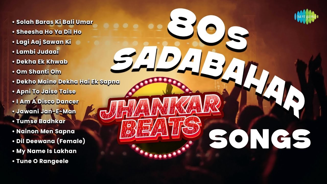 #Live-80s Sadabahar Songs | Solah Baras Ki Bali Umar | Sheesha Ho Ya Dil Ho | Lagi Aaj Sawan Ki