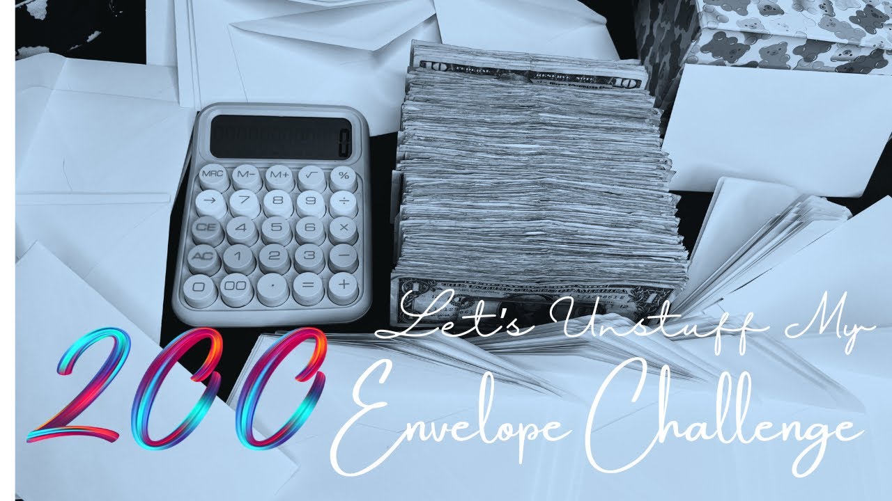Let’s Unstuff My 200 Envelope Challenge + FREEBIE Challenges and MORE