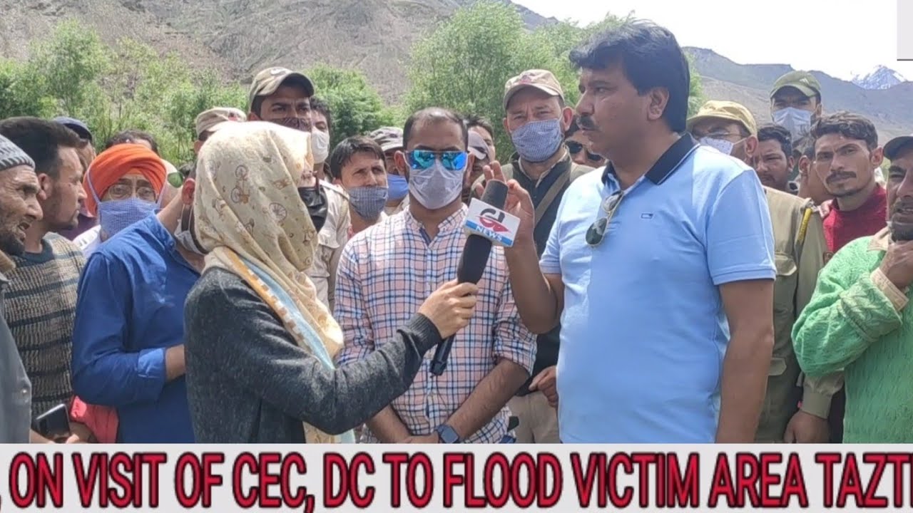 GROUND REPORT FROM TAZITHANG SURU : CEC, DC VISITS FLOOD AFFECTED AREA TAZITHANG SURU