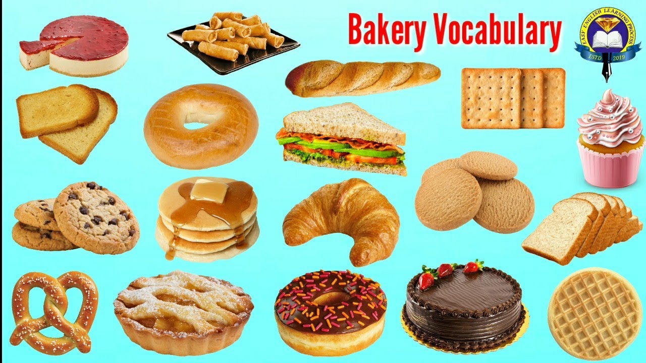 Bakery Vocabulary | Bakery Vocabulary In English | Bakery Items List | Easy English Learning process