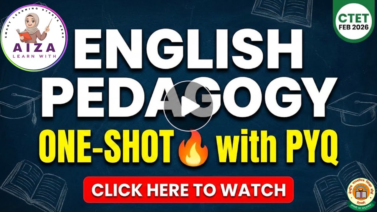 #62|English Pedagogy One-Sho| #englishpedagogy #ctetpreparation #ctet