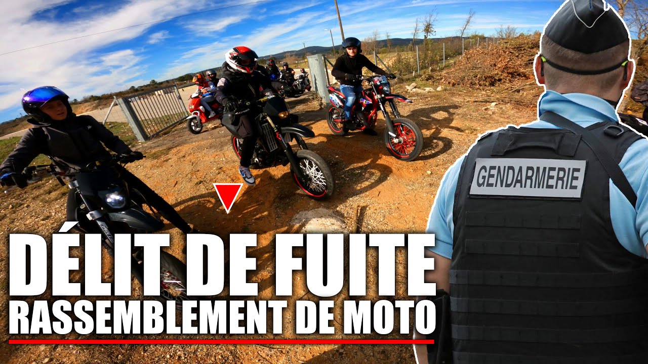 👮 DELIT DE FUITE - ils nous ont bloqu&eacute; en plein rasso  ! 👮