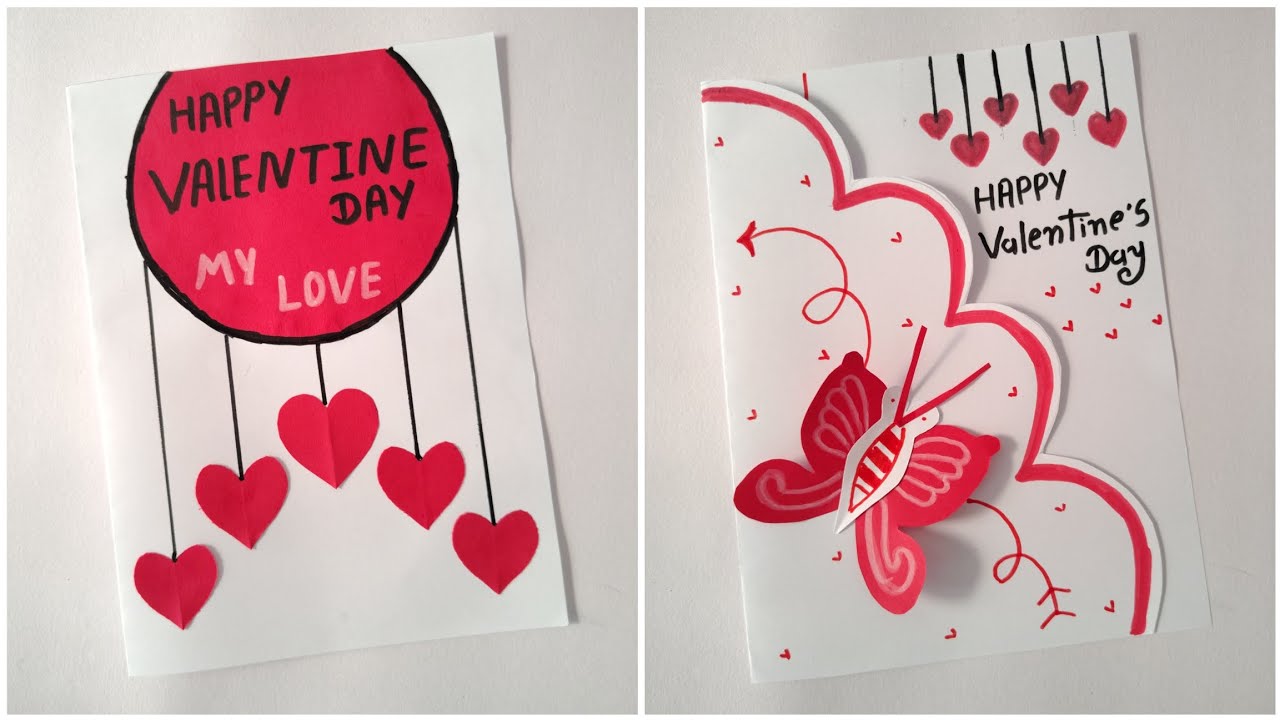 2 Easy & Beautiful Handmade Happy Valentine's Day Card making 2026/ DIY Love Greeting Card #diy 