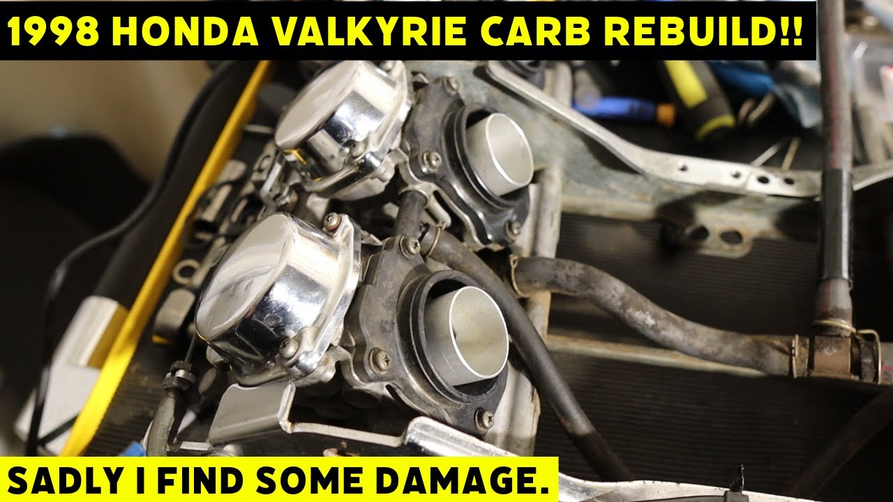 Honda Valkyrie 1500 Carb Rebuild - Progress!!