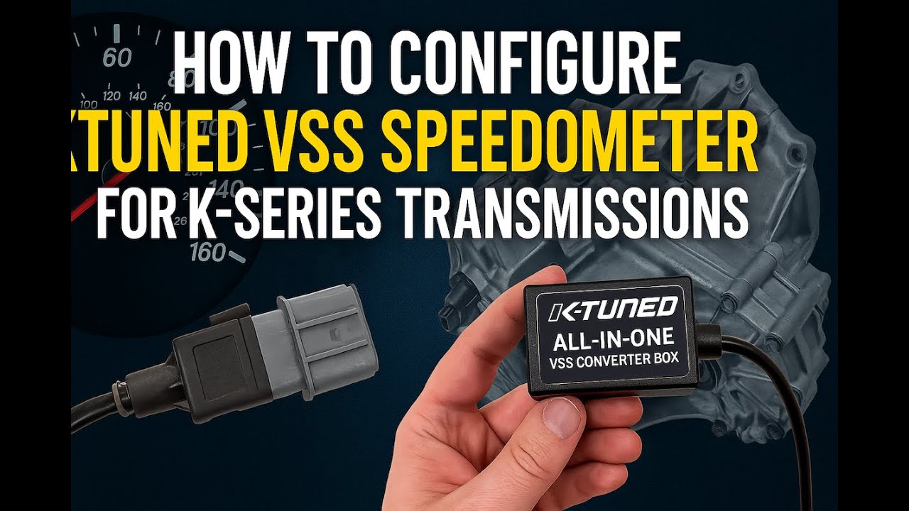How to Configure Ktuned VSS Speedometer for K-Series Transmissions (All-in-One Setup)