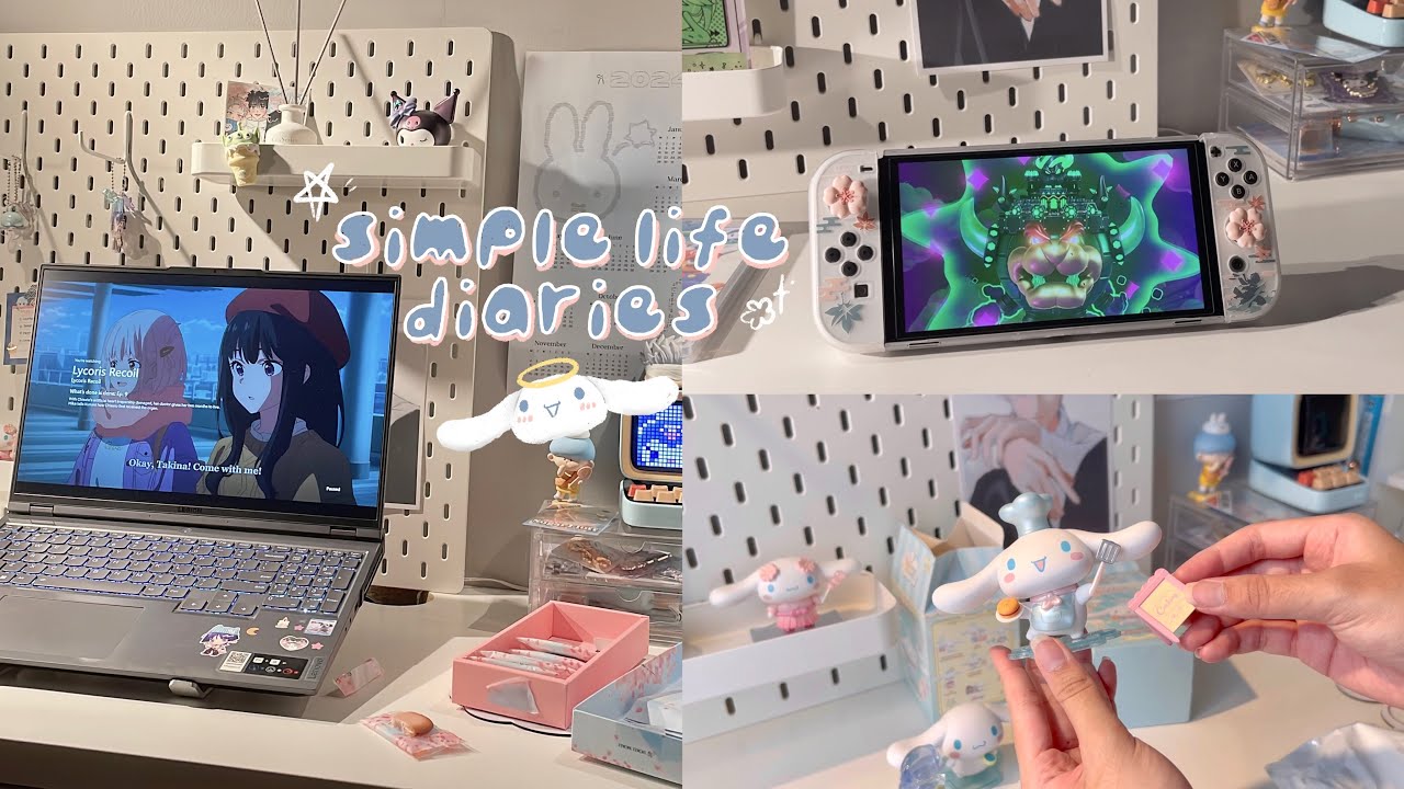 VLOG • uni life, gaming night, NYXI switch controller unboxing, anime +more!