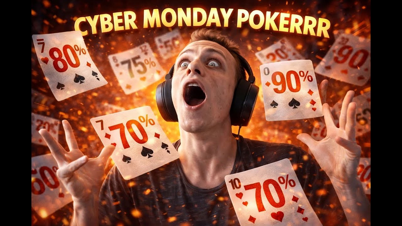 Cyber monday poker! Can we take advantage of the discounts?!
