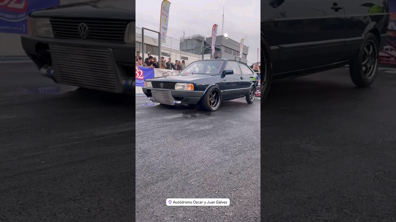 Burnout del Vw Gol G1 Turbo en el Galvez 
