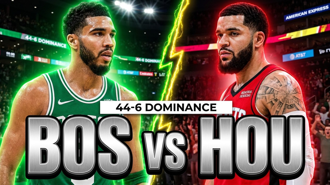 NBA 2k26 Franchise Boston Celtics 44-6 🆚 Houston Rockets 25-23 regular season game!