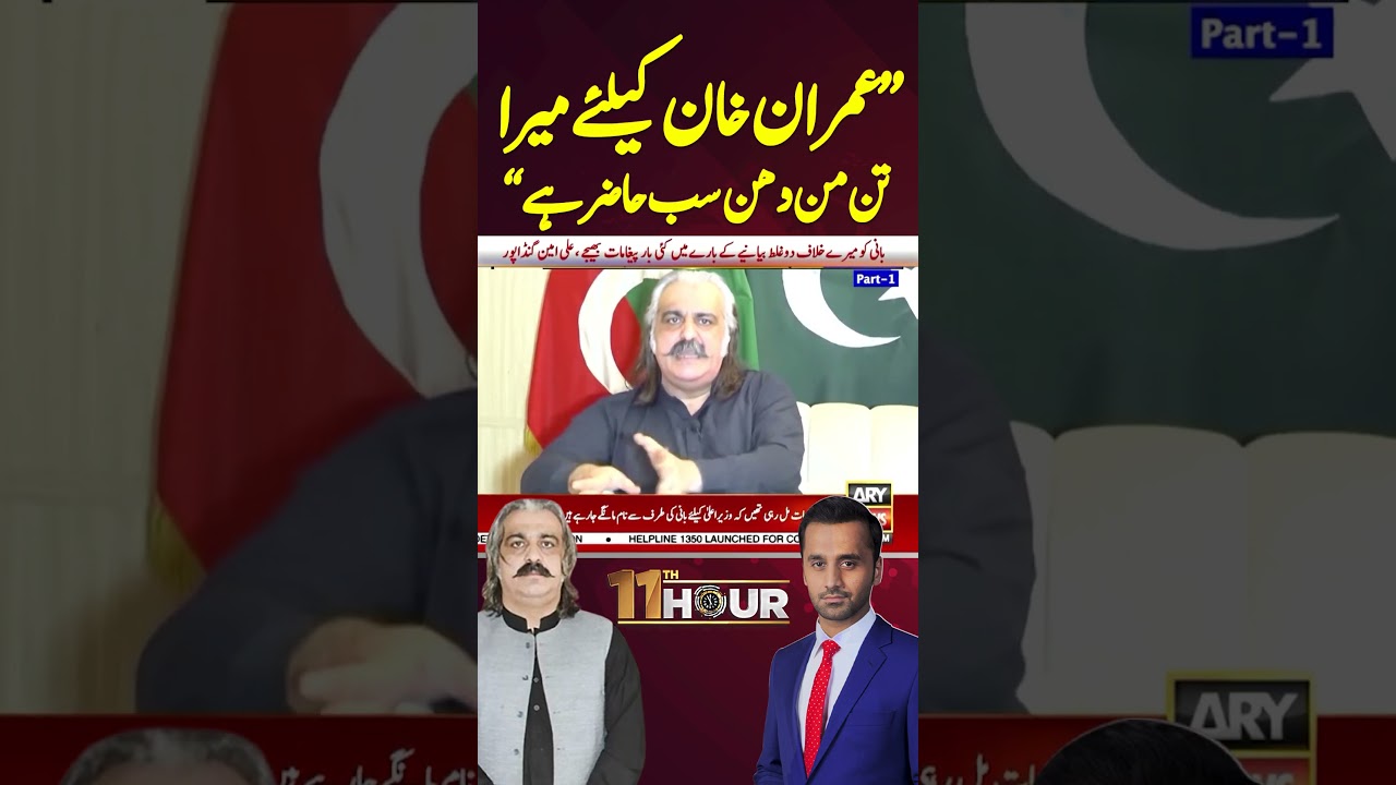 #arynews  #imrankhan #pti #shorts #aliamingandapur #11hour #waseembadami