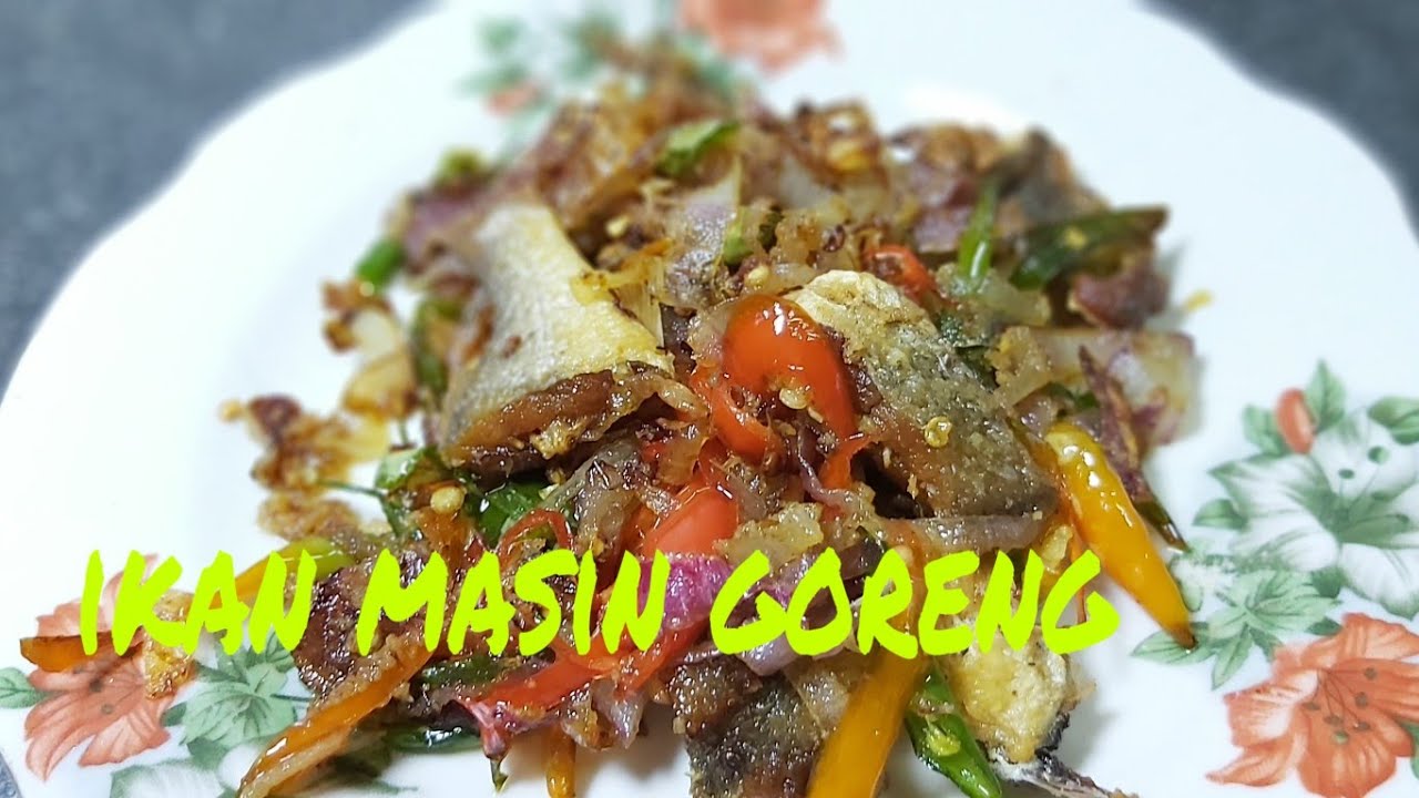 Ikan Masin Goreng Bawang Dan Cili Api