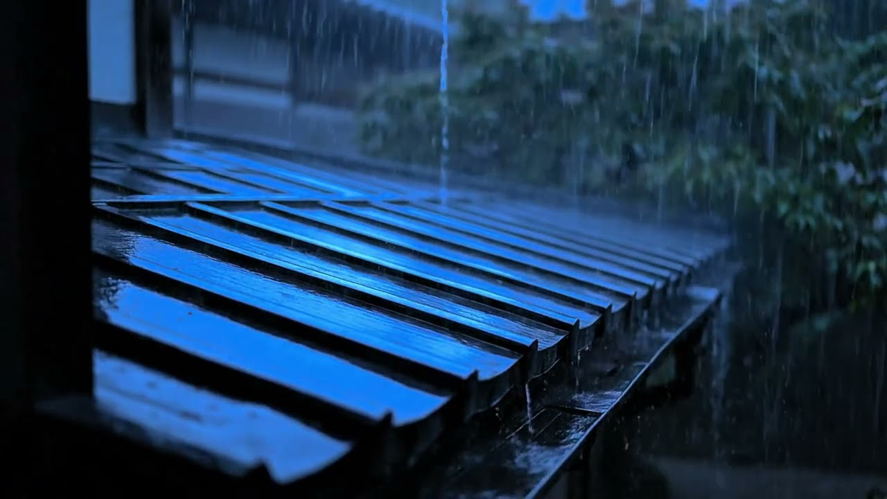 No Ads Rain Sounds for Sleeping - ASMR Rain and Thunder Sounds For Sleeping, Rain Miss Home