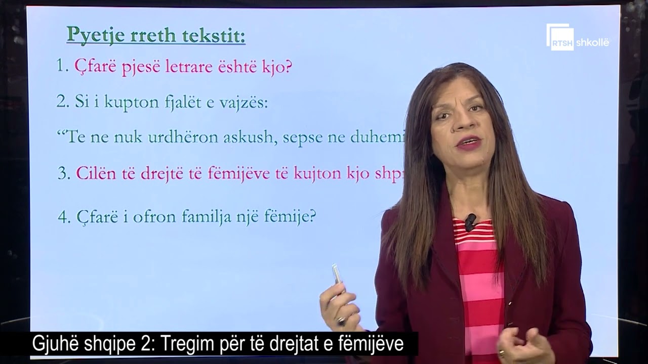 Tregim për të drejtat e fëmijëve |Gjuhë shqipe 2