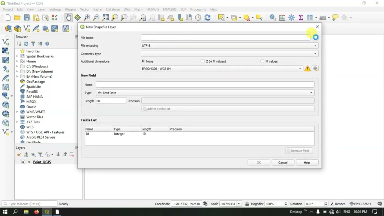 QGIS Tutorials 15: Creating Point, Line and Polygon layers in QGIS | QGIS Beginners