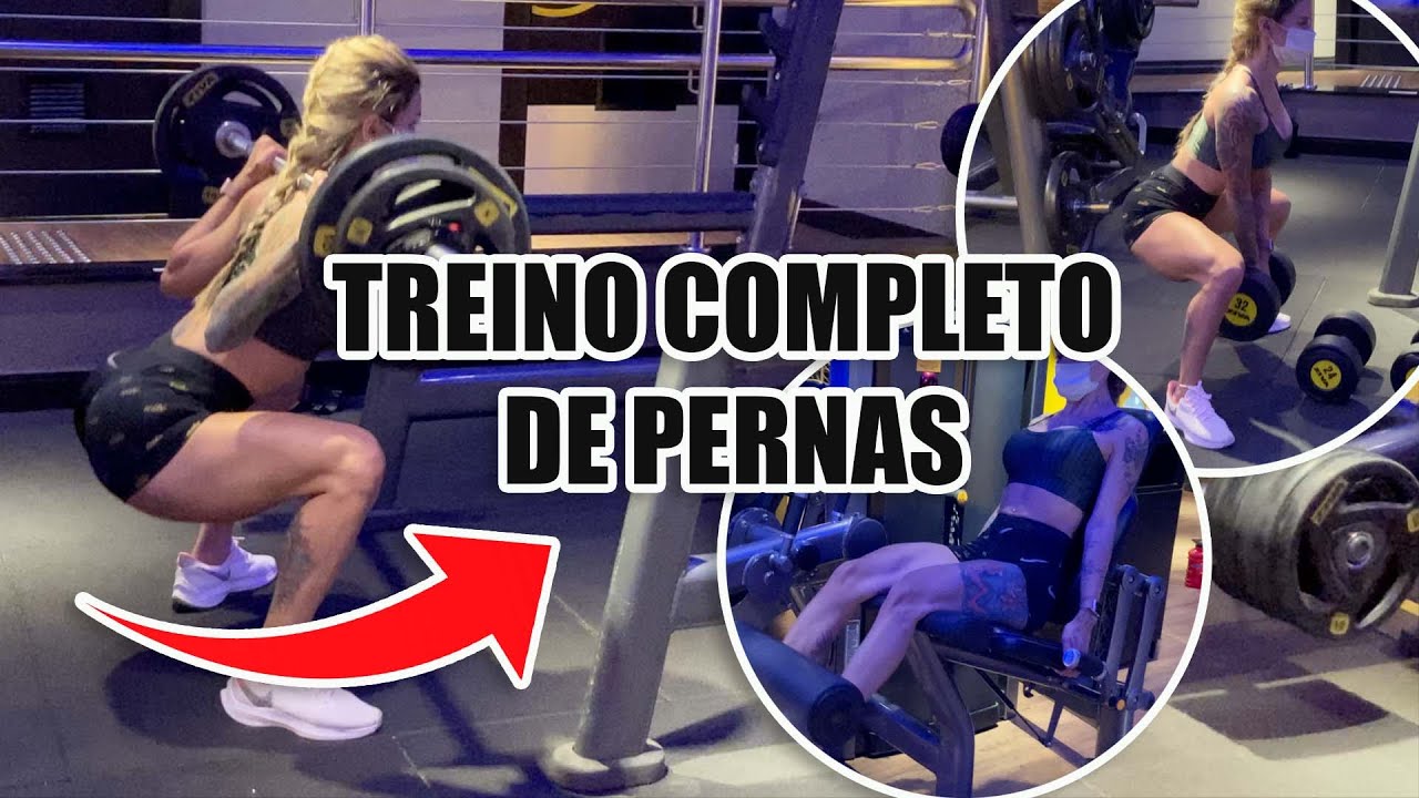 TREINO DE PERNAS COMPLETO - curto e eficaz para engrossar as pernas
