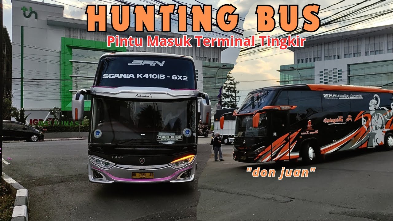 Ada Bus VIRAL !! Hunting Bus angkatan sore di Terminal Tingkir Salatiga