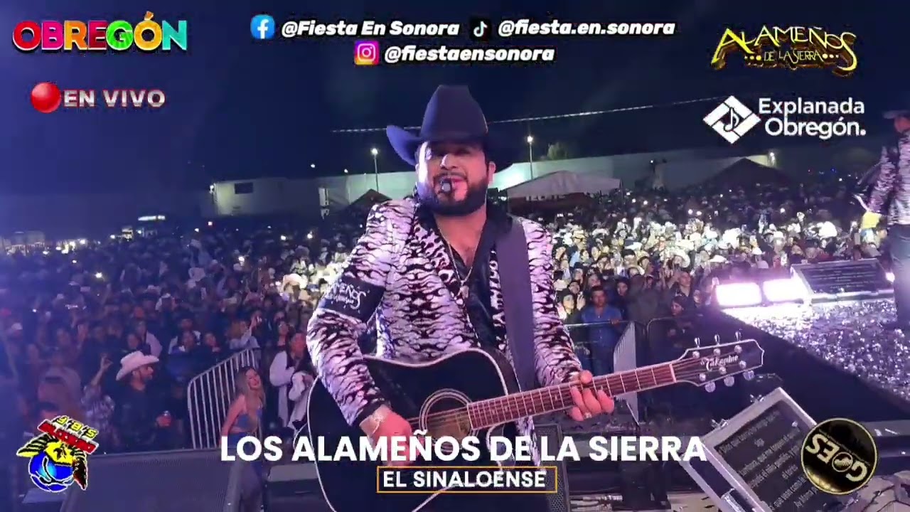 LOS ALAMEÑOS DE LA SIERRA - EL SINALOENSE - CIUDAD OBREGÓN - 15/02/25 🚩#FiestaEnSonora 