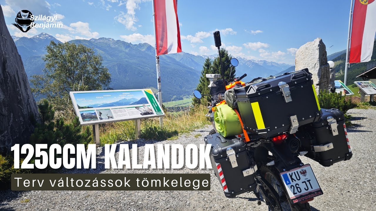 125ccm Kalandok 3 - Terv változások tömkelege és elértem az Adriai-tengert