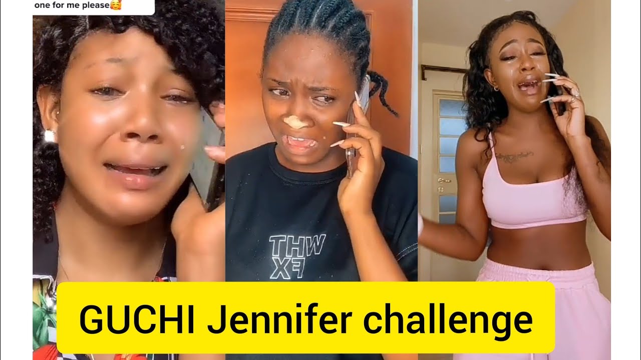 #jenniferguchichallenge ,#tiktok Top guchi Jennifer tiktok challenge 😭💔/Best tiktok challenge.