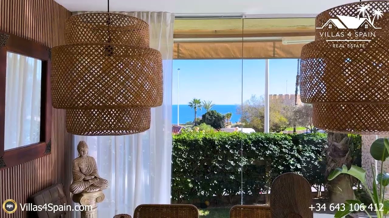 Seaview 2 bed 1 bath Renovated groundfloor apartment in La Mata Torrevieja