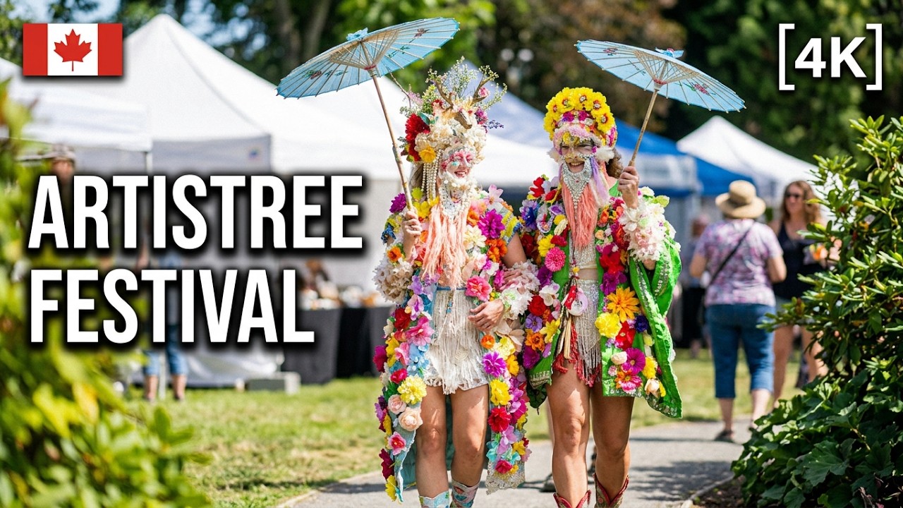 🇨🇦[4k] ArtisTREE Festival , Victoria ,BC, Canada