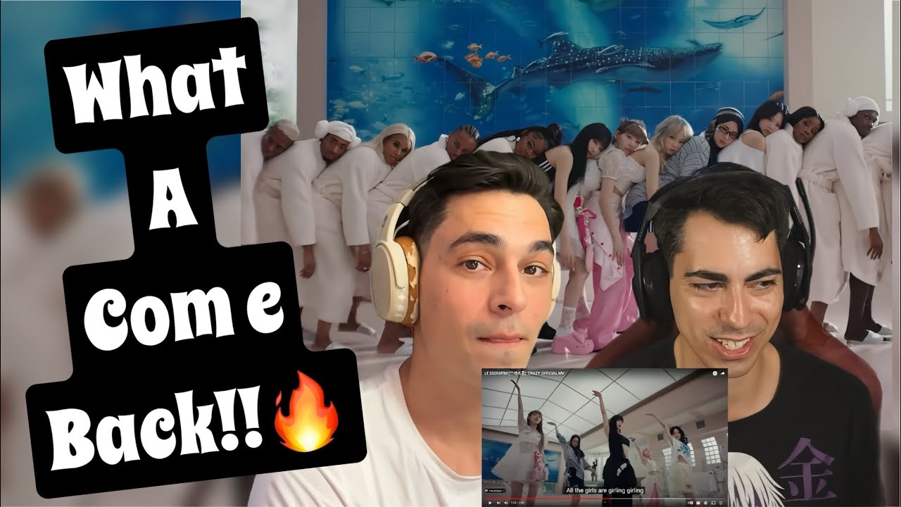 LE SSERAFIM (르세라핌) 'CRAZY' OFFICIAL MV (Reaction)