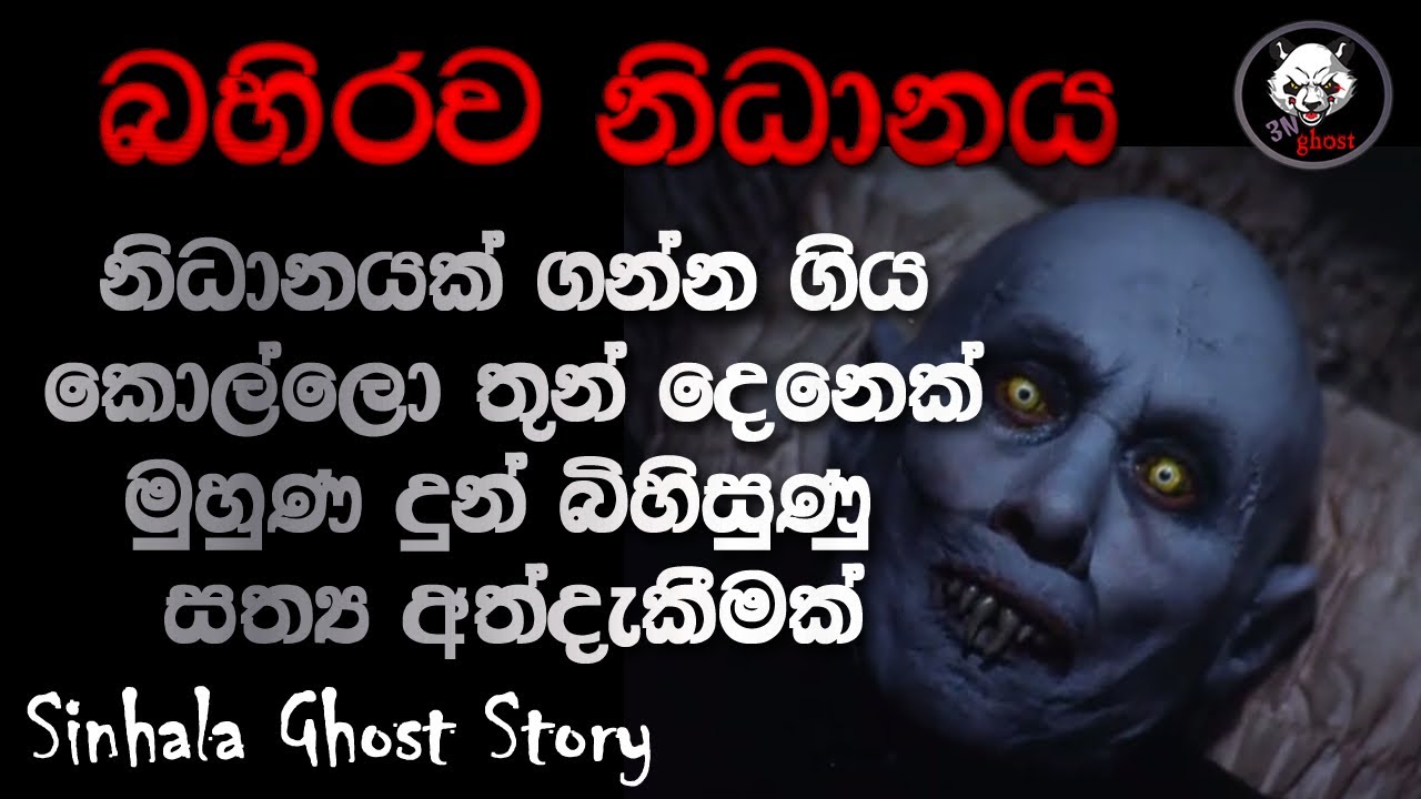 Holman Katha 👽 බහිරව නිධානය (සත්‍ය කතාවක්) Ghost Story Episode 55 - 3N Ghost
