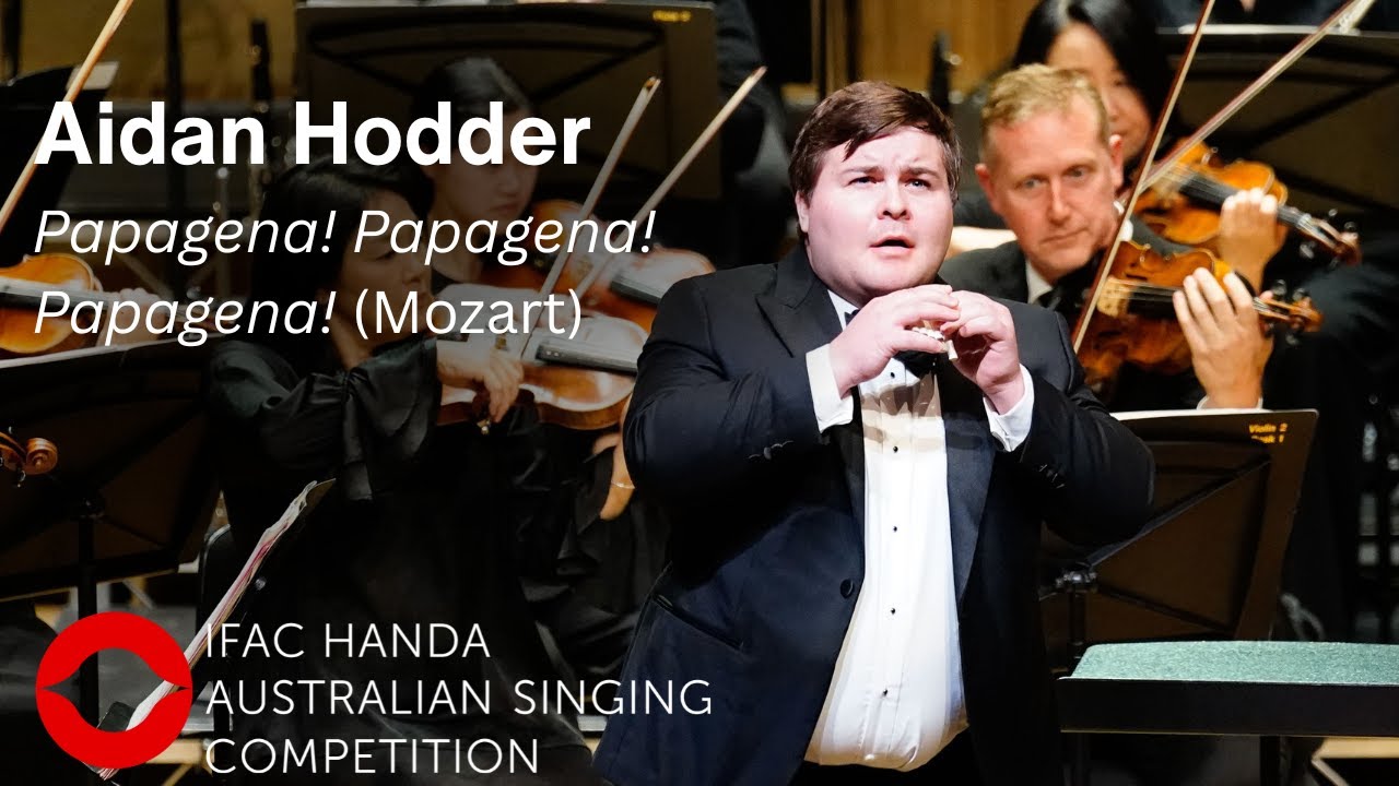 Aidan Hodder, Baritone. First Performance (Mozart)