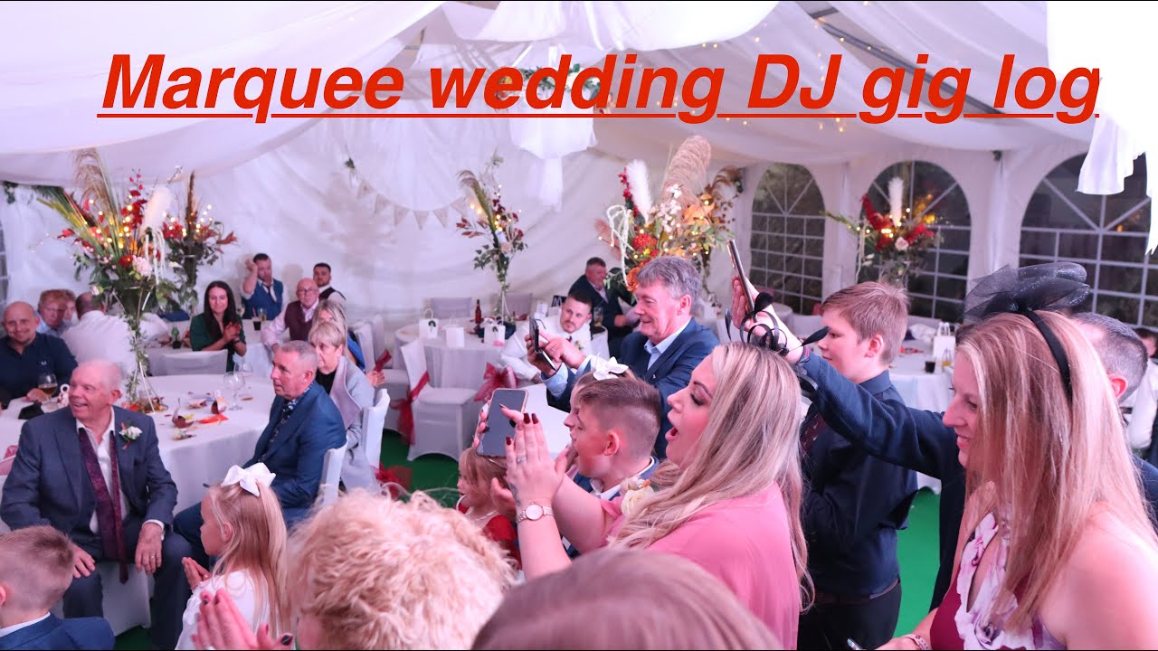 Wedding DJ Gig Log | Kayleigh & Joe wedding | The Hawthornes, Knottingley |