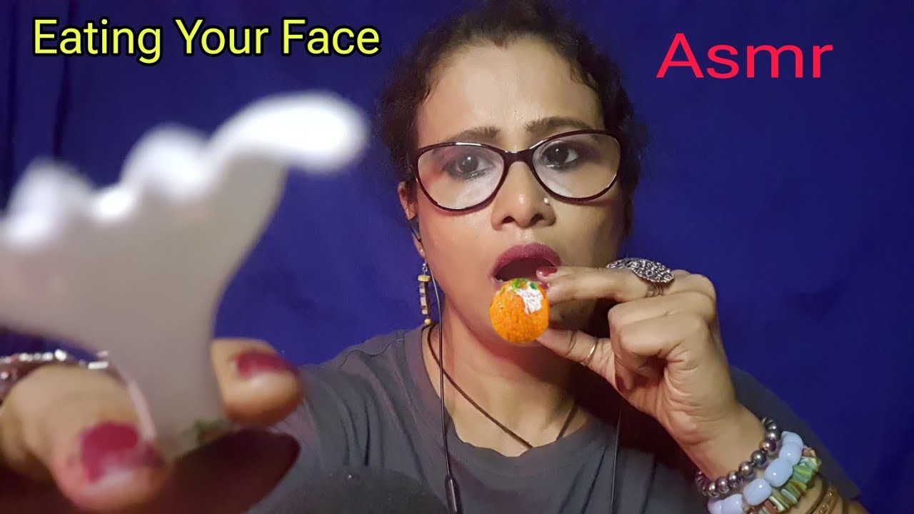 Asmr Eating You Face~ You're Indian Sweets 🍪🍩 (Hindi)| Dearly ASMR |mouth sound asmr
