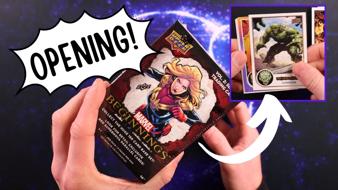 What's in A Marvel Beginnings Upper Deck BLASTER Box?