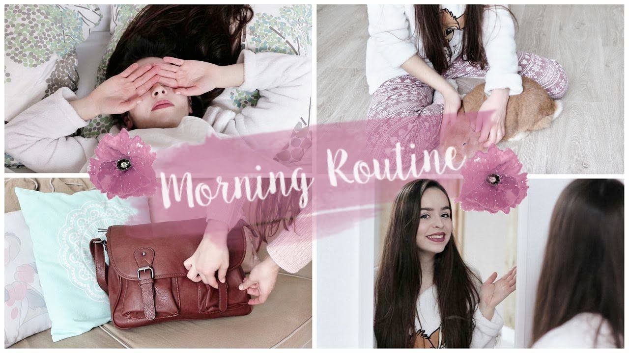 Morning routine for school 2016 | Le matin quotidien, maquillage naturel ♡
