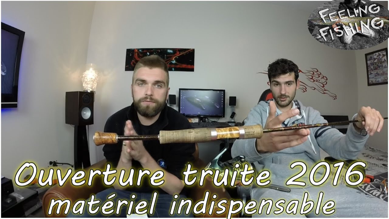 Ouverture truite 2016 : le matériel indispensable (canne, moulinet)