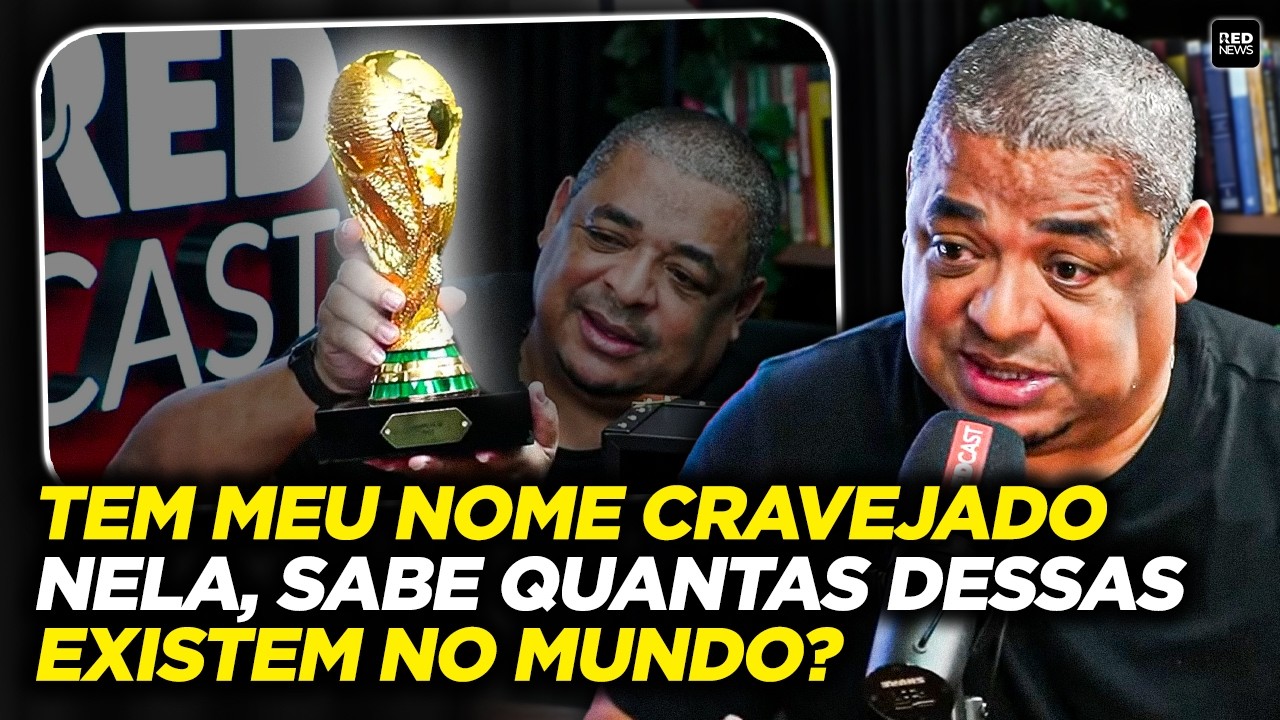 INÉDITO! VAMPETA EXPÕE SEU ARTEFATO MAIS RARO DO FUTEBOL MUNDIAL FEITO DE OURO PURO!