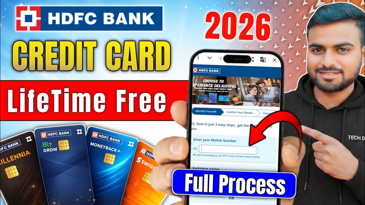 HDFC Credit Card Kaise Apply Kare | Lifetime Free HDFC Credit Card 2026