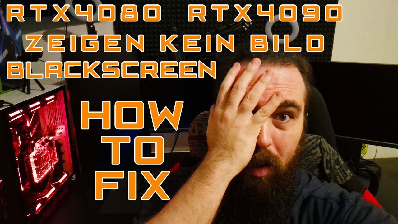 Blackscreen RTX 4080 schwarzer Bildschirm RTX 4090 Fix GPU UEFI Firmware Updatetool