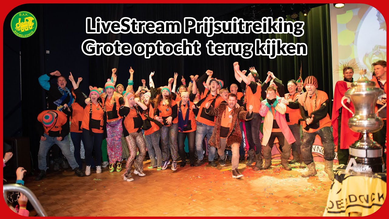 Prijsuitreiking Grote Optocht 2023 Boemeldonck - LiveStream