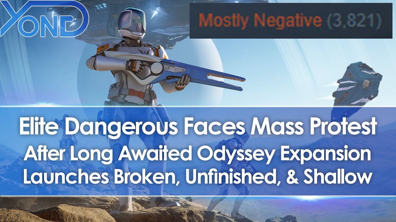 Elite Dangerous Community Protests After Odyssey Expansion Launches Broken, Unfinished, & Shallow