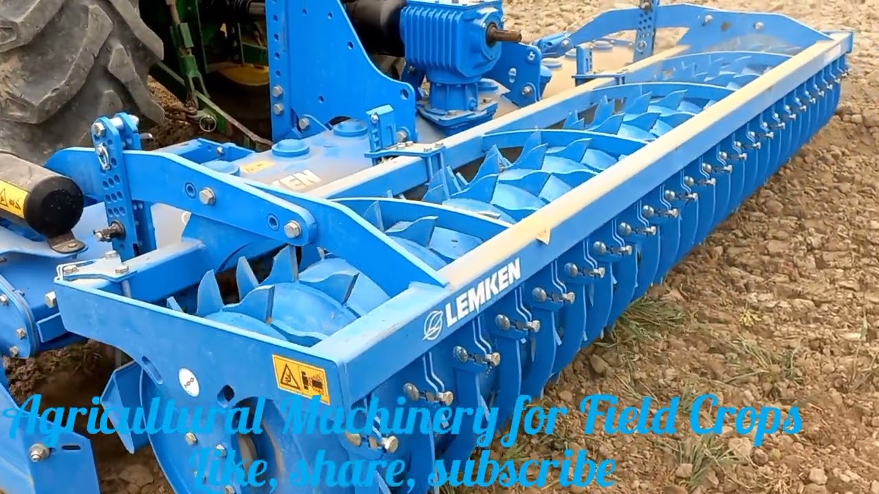 Power harrow for vegetable crops