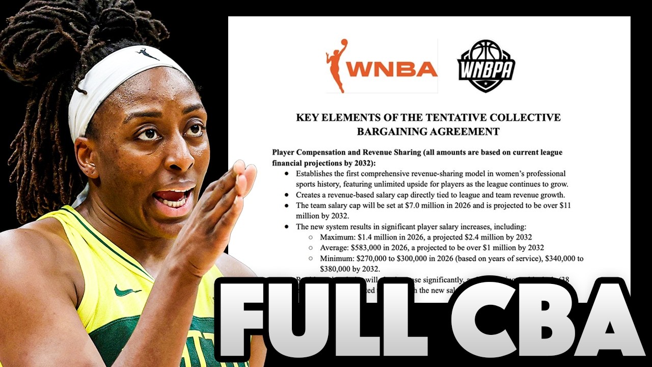 The FULL WNBA CBA Has Officially Been REVEALED...